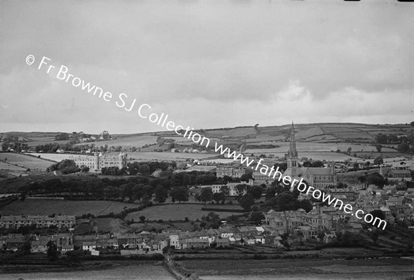 DISTANT VIEW OF CATHEDRAL COLLEGE AND TOWN FROM SOUTH